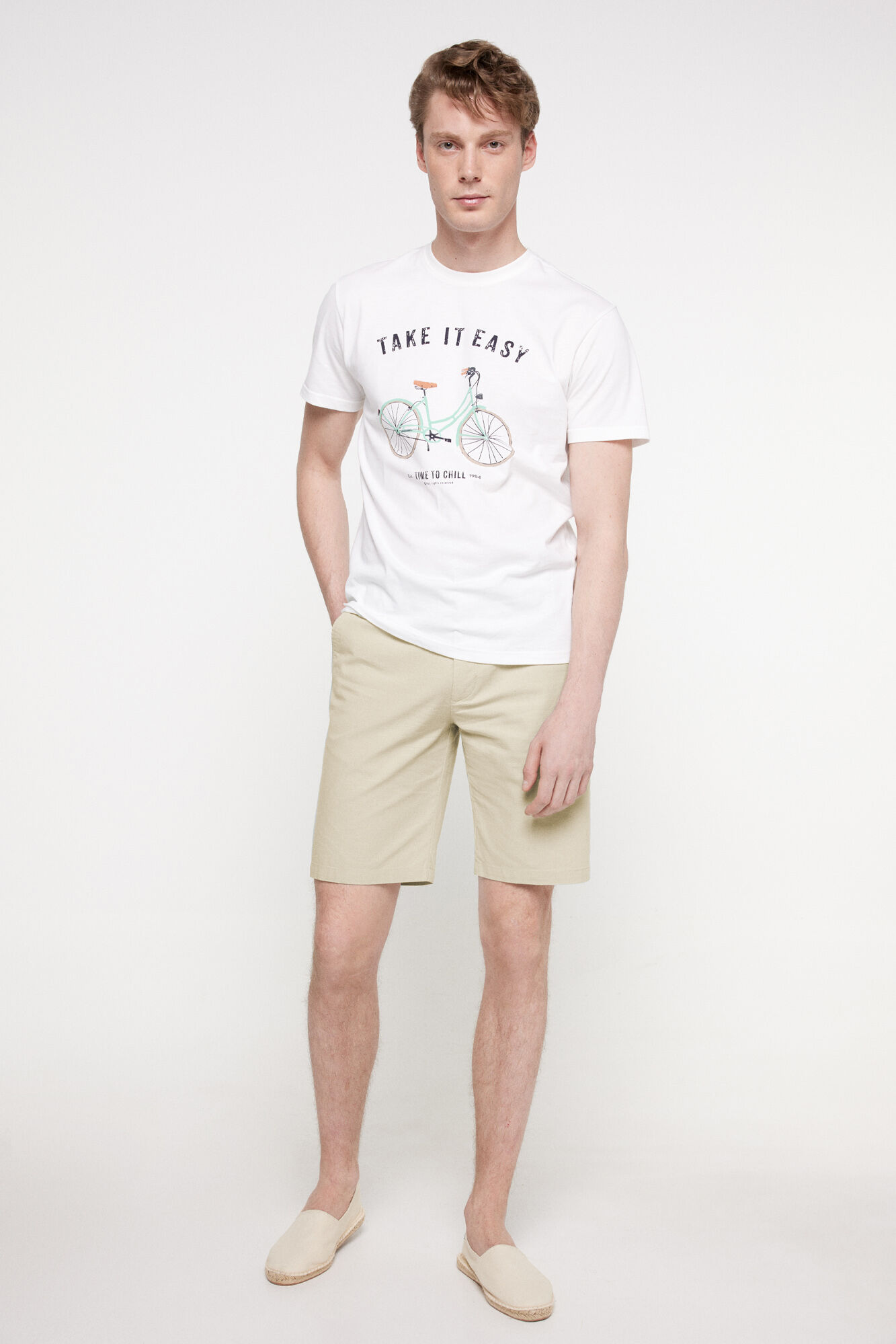 Milano Bermudas Lisas Lino