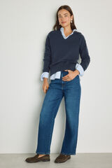Milano Jersey cuello polo Navy