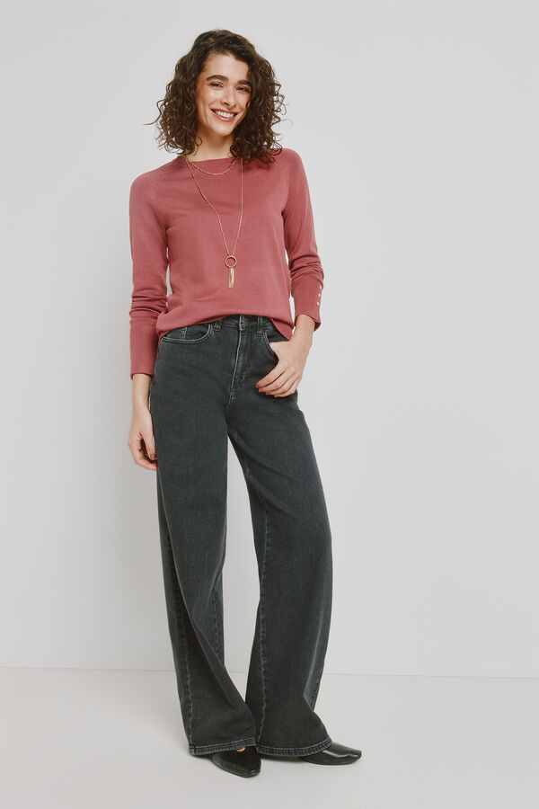 Milano Camisola gola redonda Coral