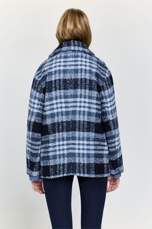 Milano Casaco sobretudo curto Azul claro