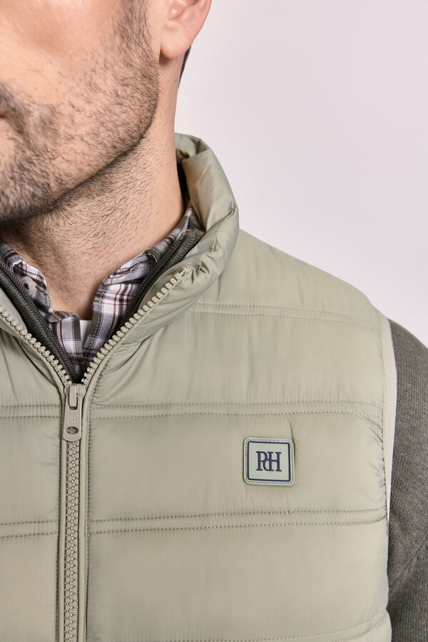 Pedro del Hierro Colete acolchoado ultralight Cáqui médio