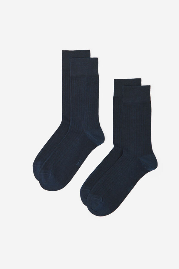 Milano Calcetines canal&eacute; Navy