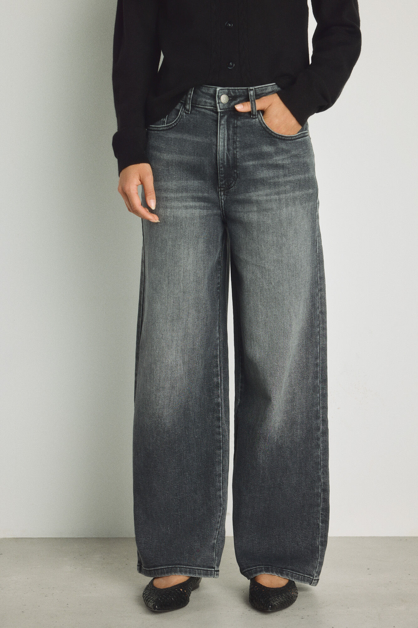Milano Pantal&oacute;n denim ancho
