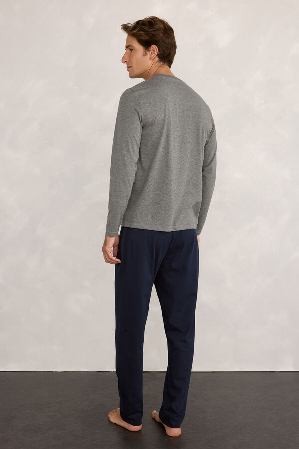 Milano Rotina do Pijama Cinza medio