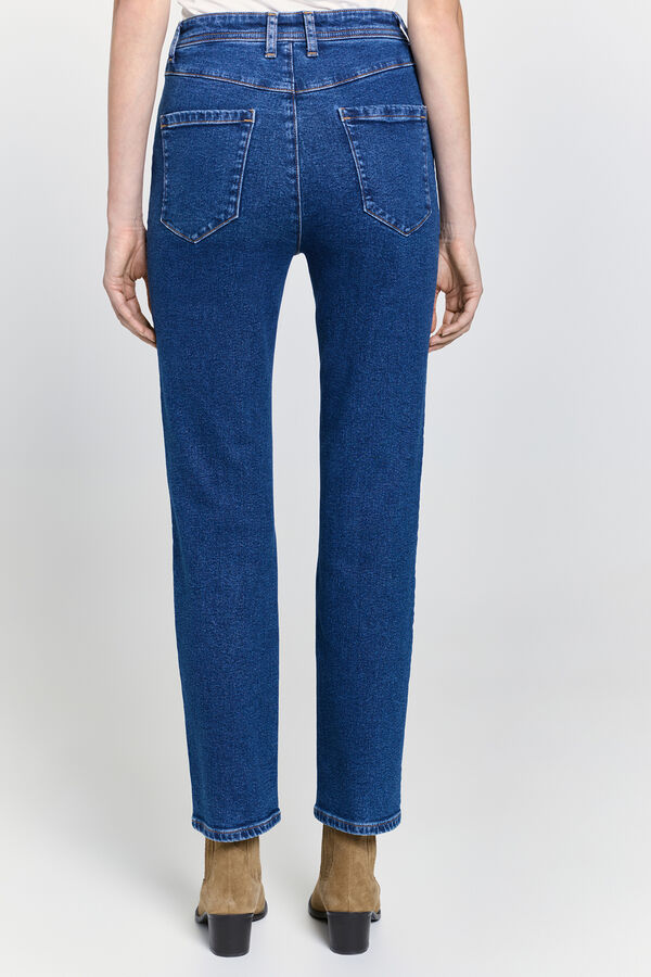 Milano Jeans regular fit tiro alto Azul