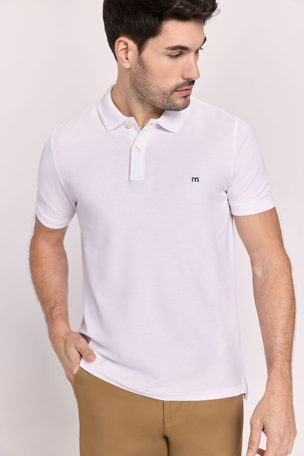 Milano Polo manga corta Blanco