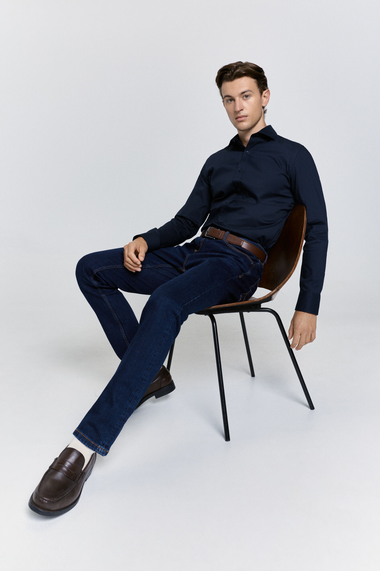 Milano Camisa vestir slim fit