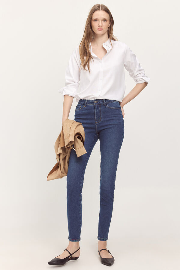 Milano Denim slim Azul