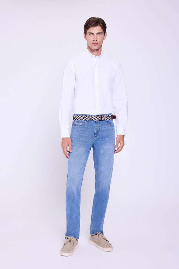 Springfield Pantalón Vaquero Regular Fit Azul