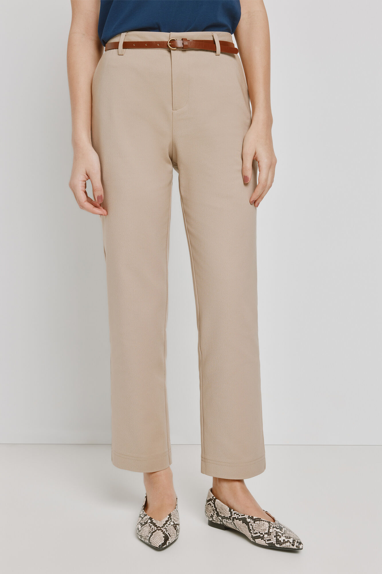 Milano Cal&ccedil;as chino com cinto