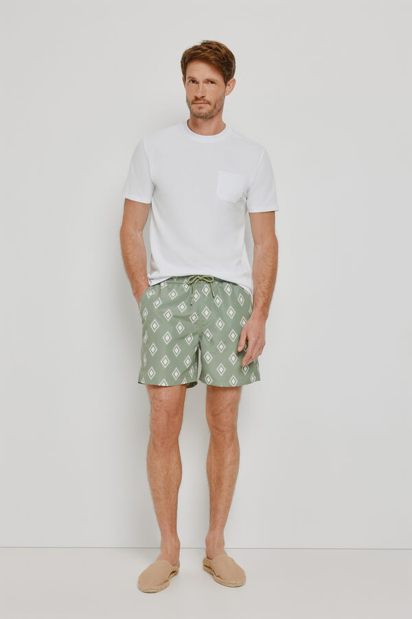 Milano Camiseta con bolsillo Blanco