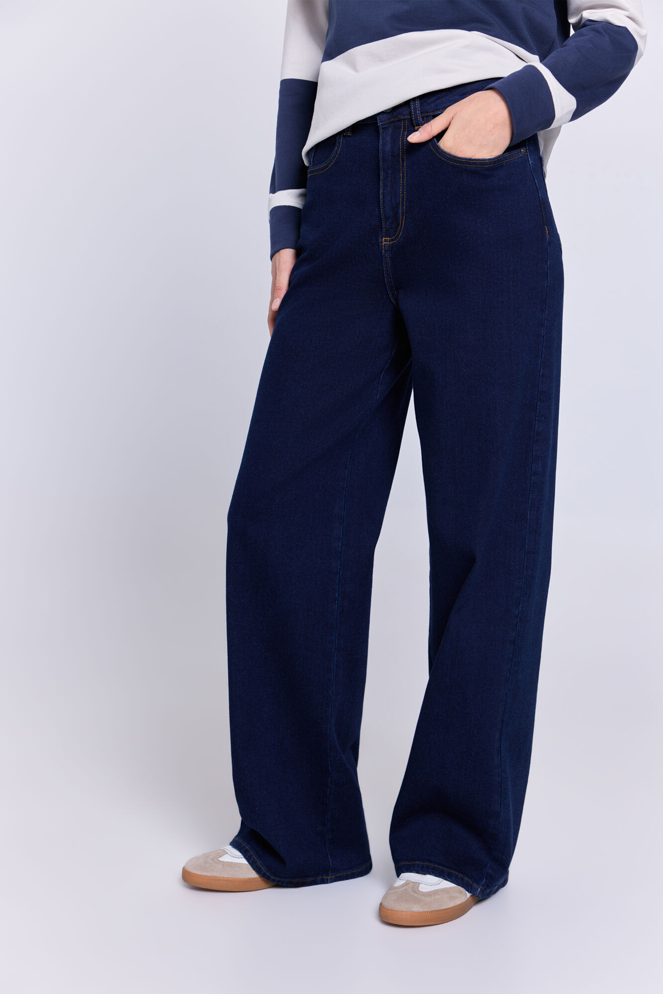 Milano Pantal&oacute;n denim ancho