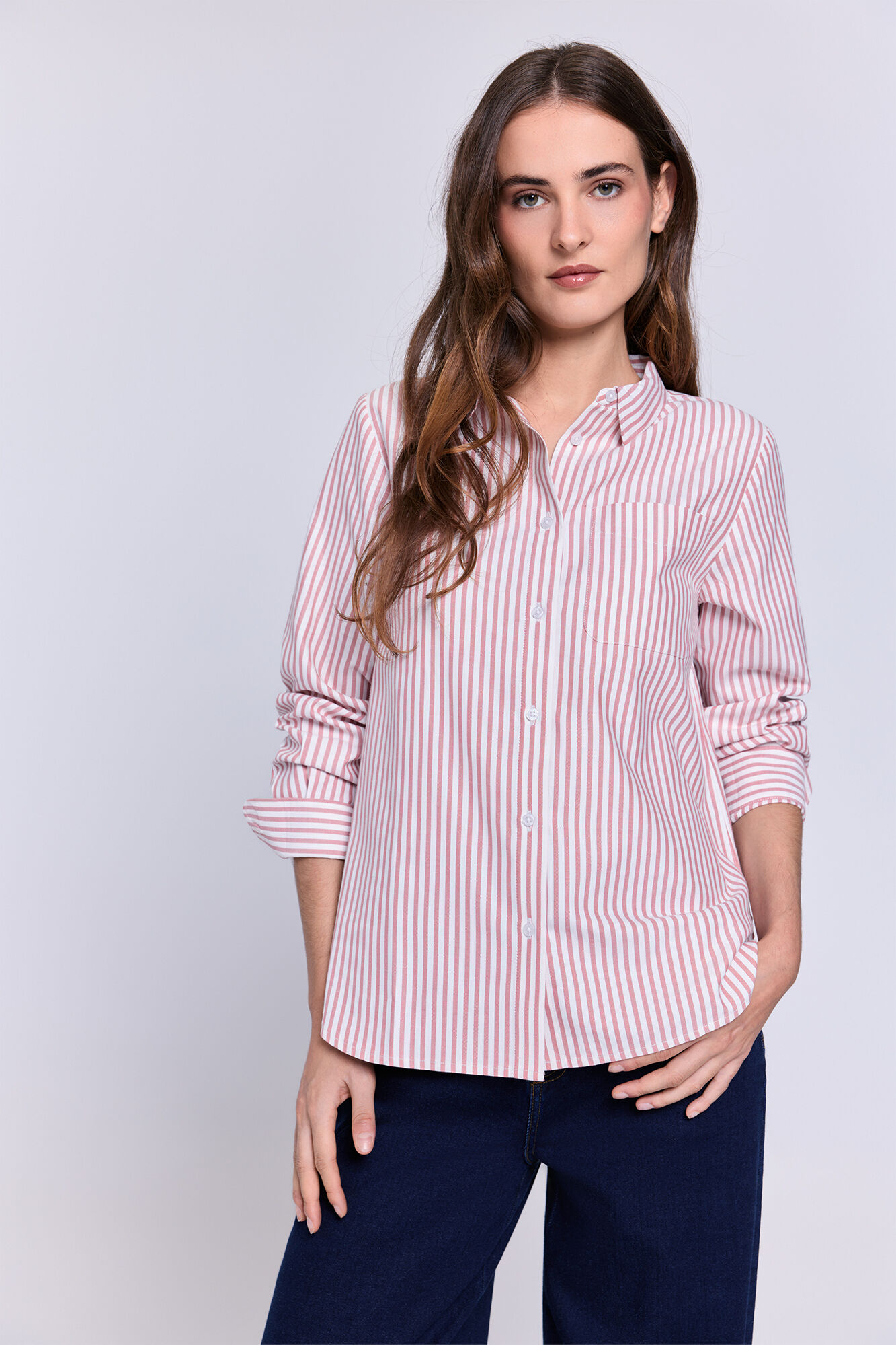 Milano Camisa oxford riscas