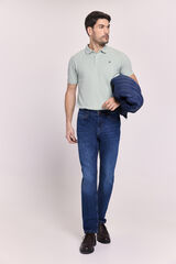 Pedro del Hierro Calça calça de corte clássico Azul