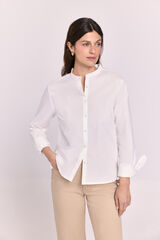 Milano Camisa cuello mao Blanco