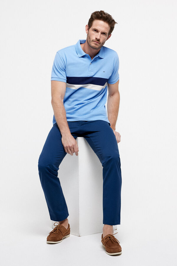milano Chino Liso Vestir Navy