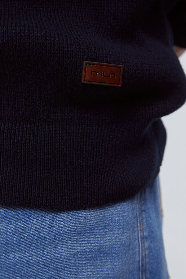 Milano Cardigan cremallera Navy