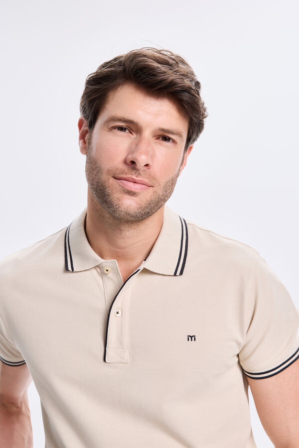 Milano Polo Tips Bege