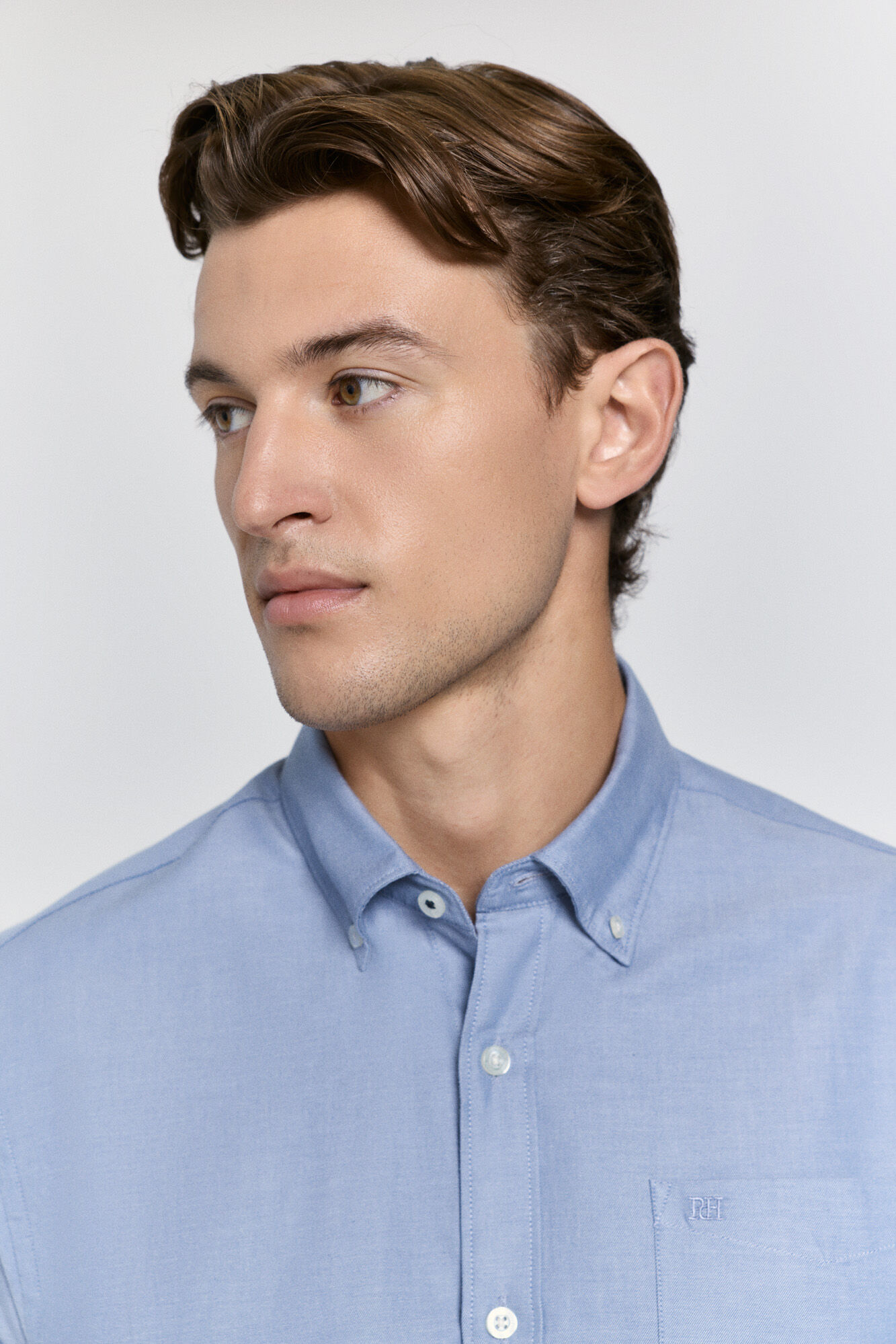 Pedro del Hierro Camisa twill melange