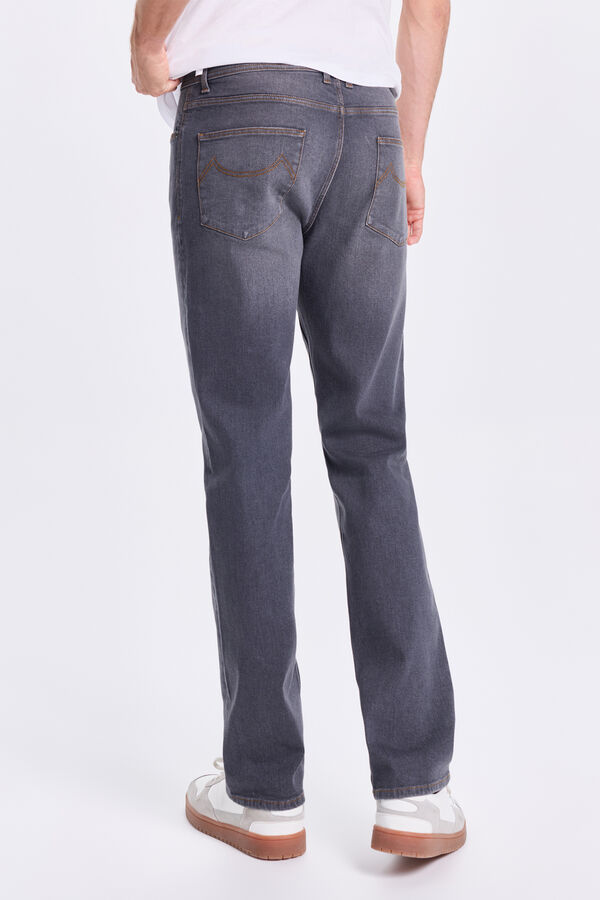 Milano Pantalón Denim Comfort Gris