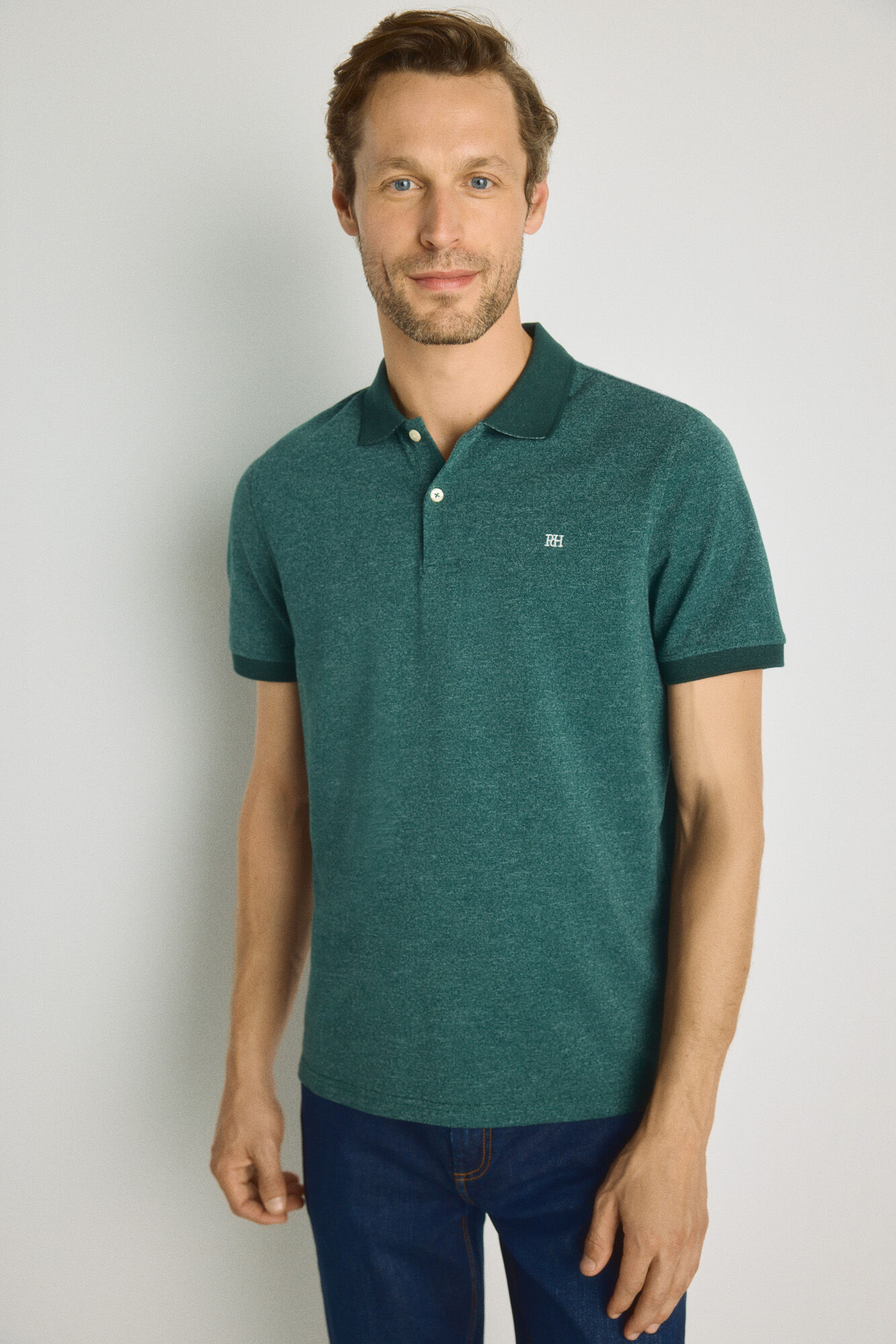 Pedro del Hierro Polo manga corta