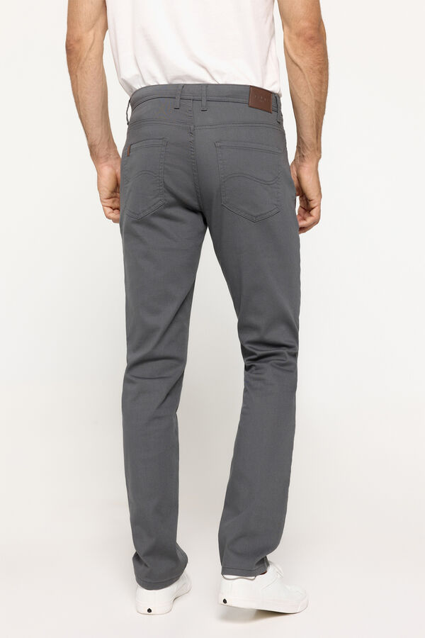 Milano Calças com 5 bolsos Cinza medio
