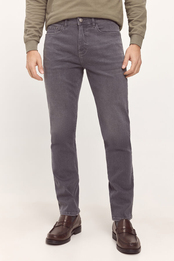 Milano Jeans slim Cinza medio