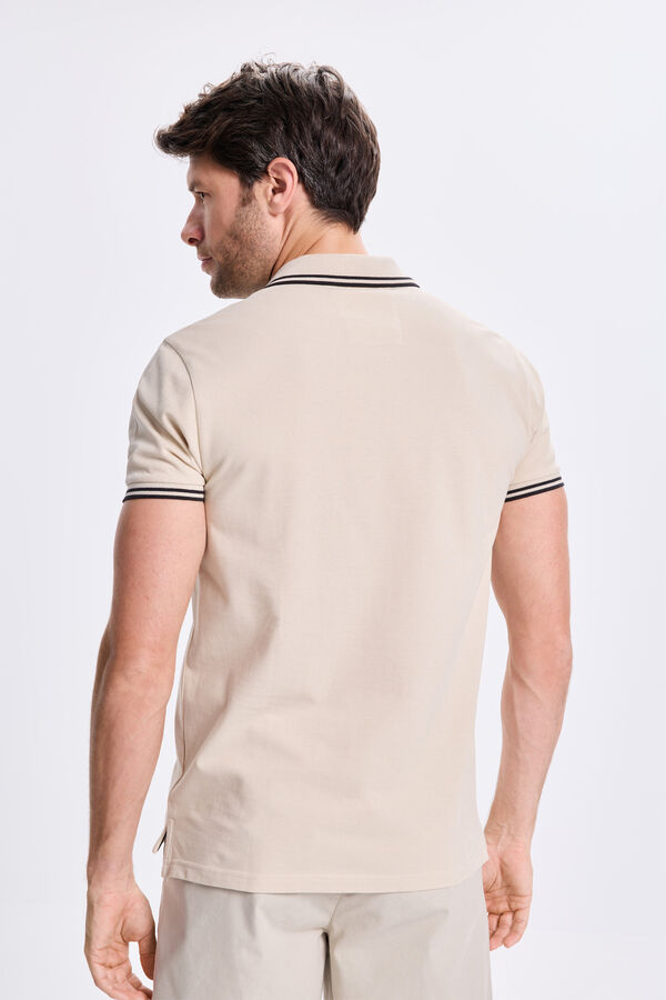 Milano Polo Tips Bege