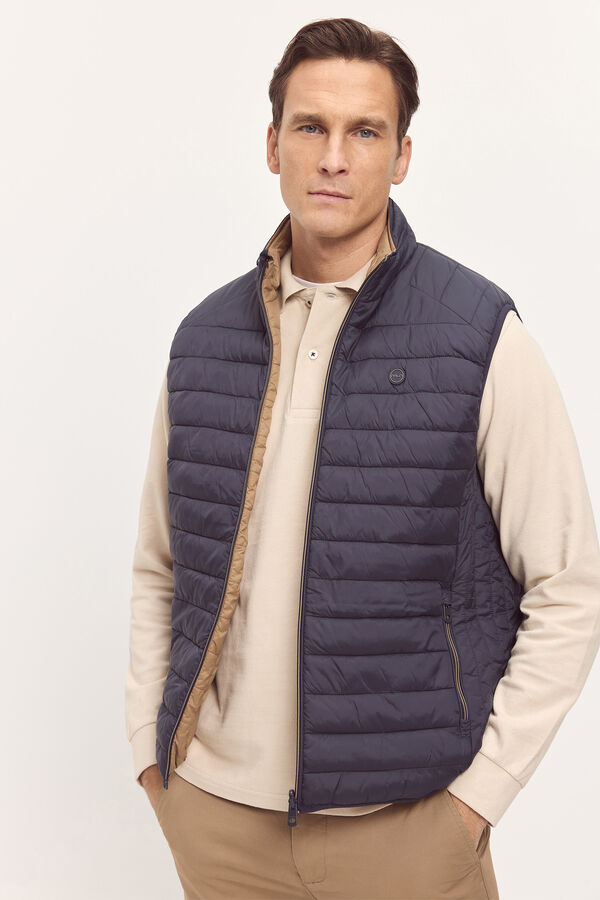 Milano Colete Revers&iacute;vel Milano Marinho