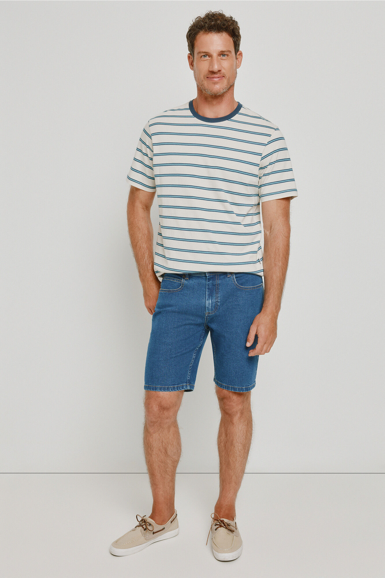 Pedro del Hierro Bermuda jeans regular fit