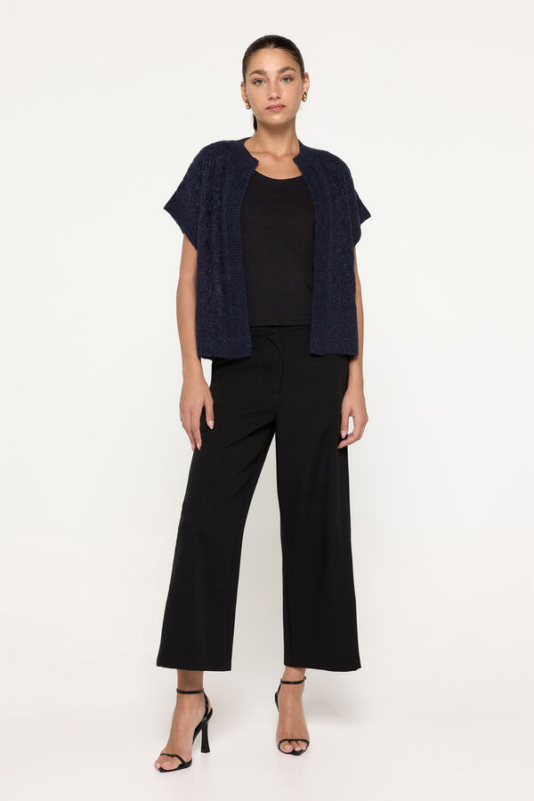 Milano Malha de manga curta Marinho