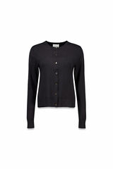 Milano Cardigan fino botones dorados Negro