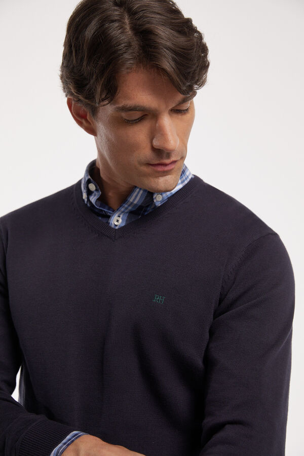 Fifty Outlet Jersey cuello pico Navy