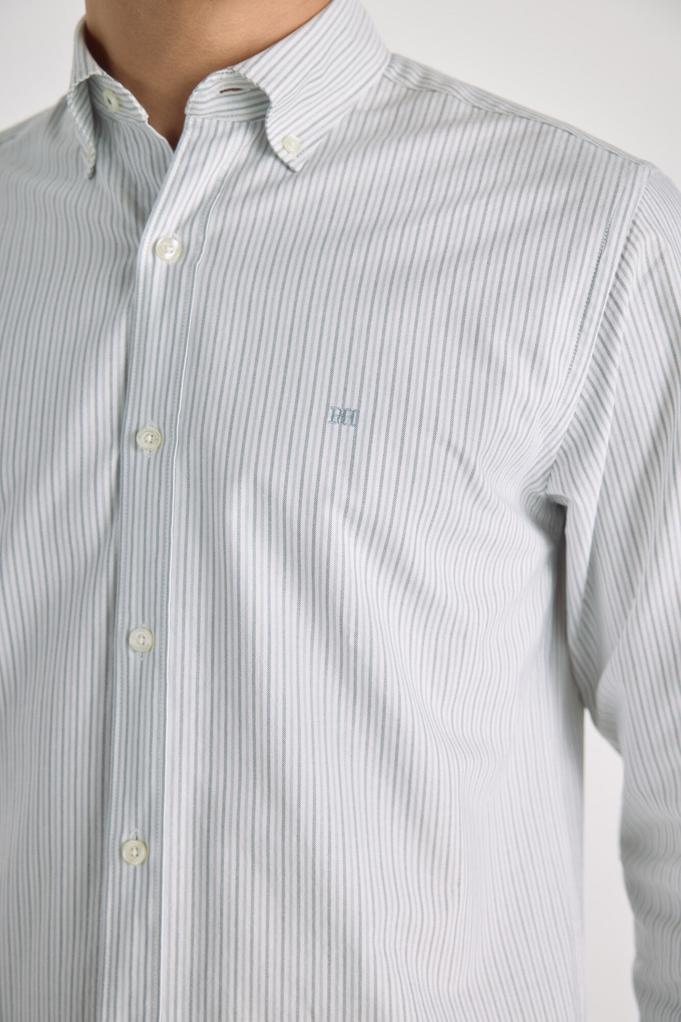 Pedro del Hierro Camisa rayas manga larga