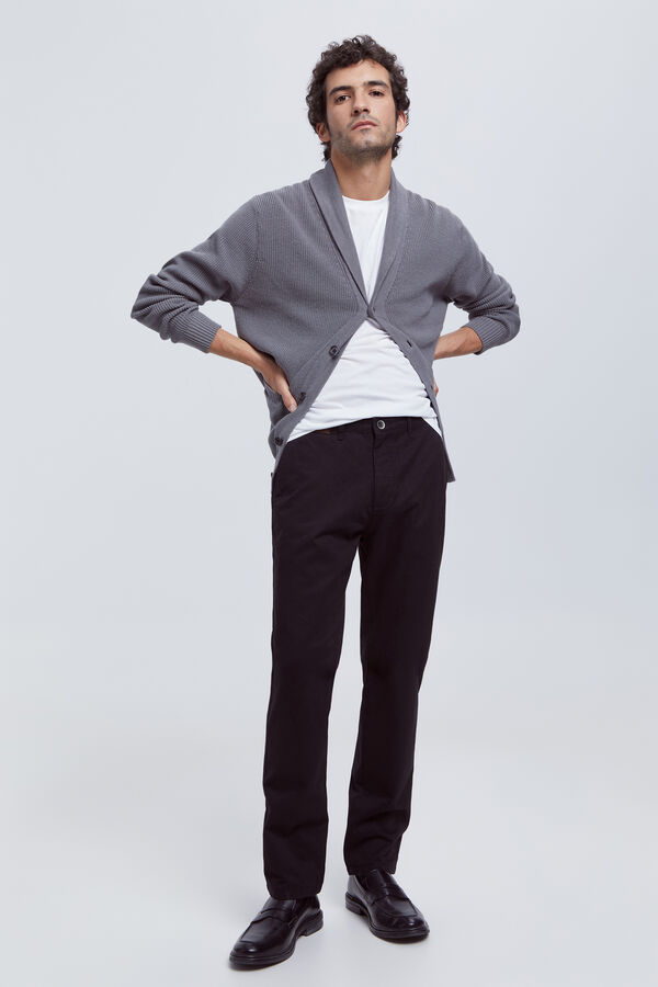 Milano Cal&ccedil;a ChinoComfort Preto