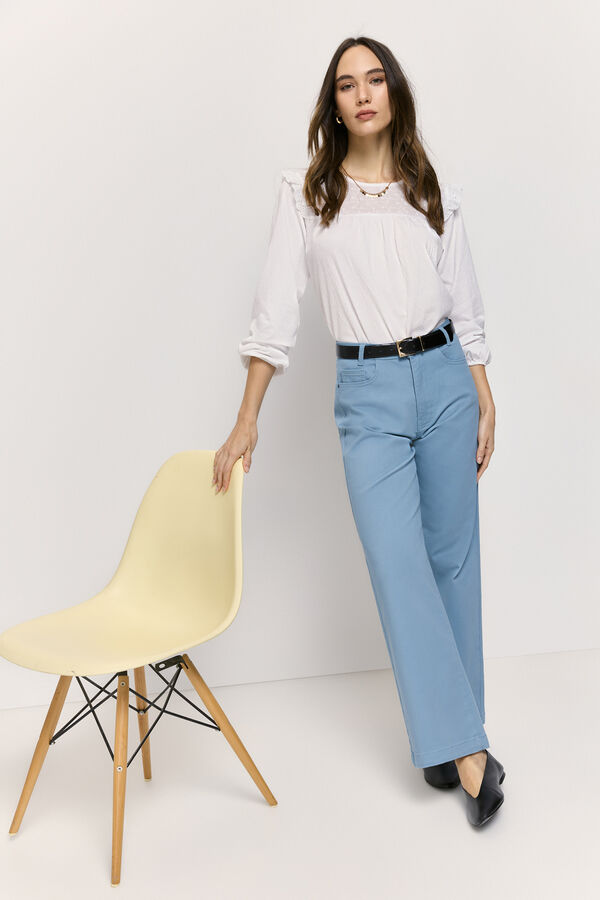 Milano Pantal&oacute;n ancho Azul