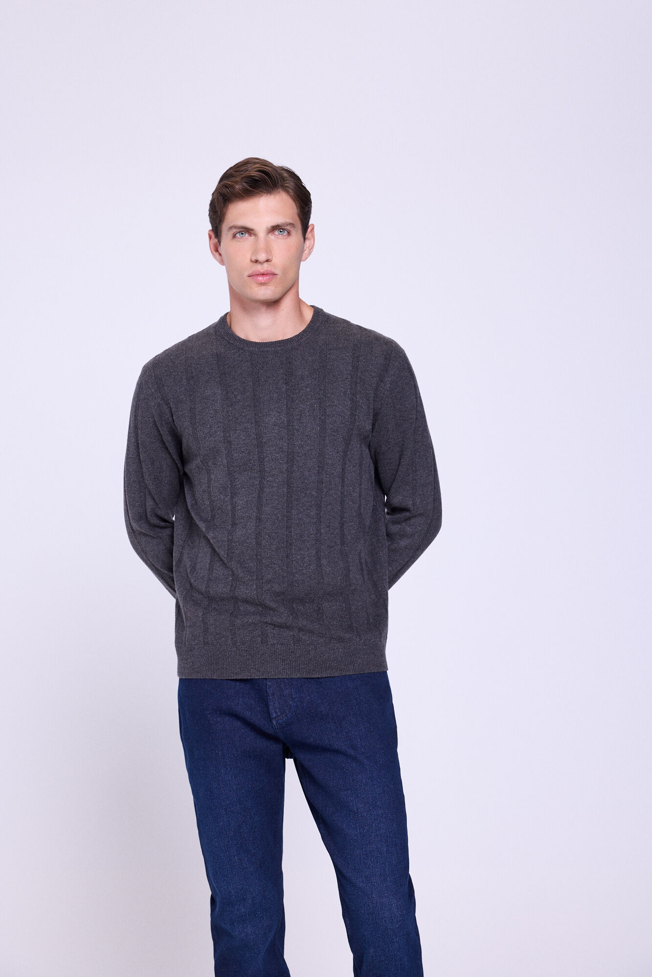 Milano Jersey B&aacute;sico Rib Cuello Redondo