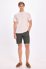 Pedro del Hierro Bermuda B&aacute;sica Pedro Del Hierro Kaki Oscuro