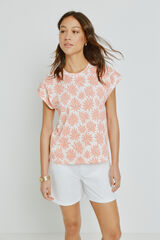 Milano Camiseta estampada manga corta natural