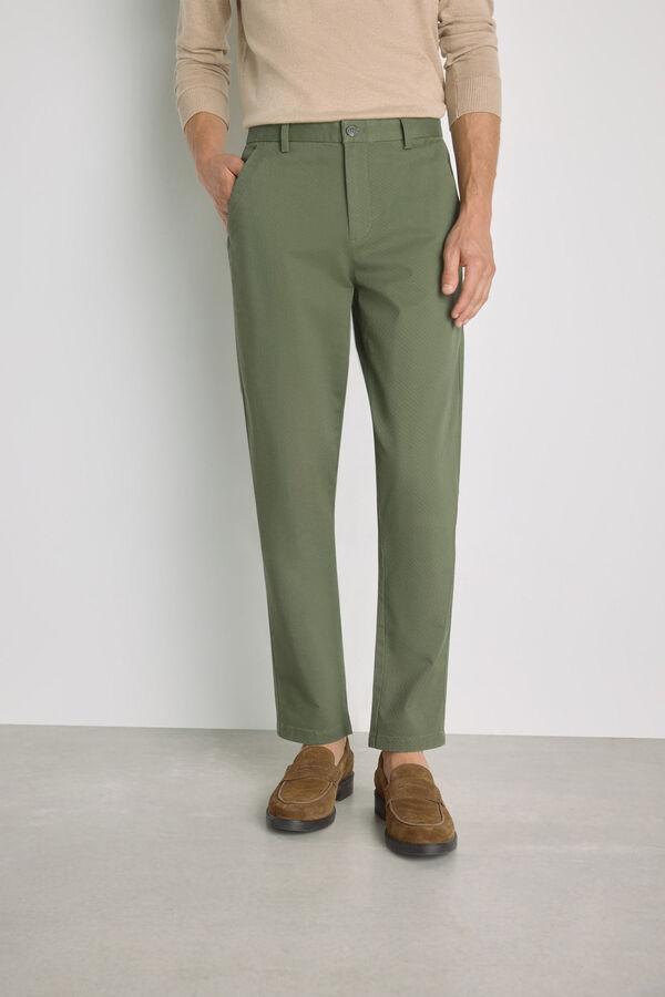 Milano Pantal&oacute;n chino slim fit Verde
