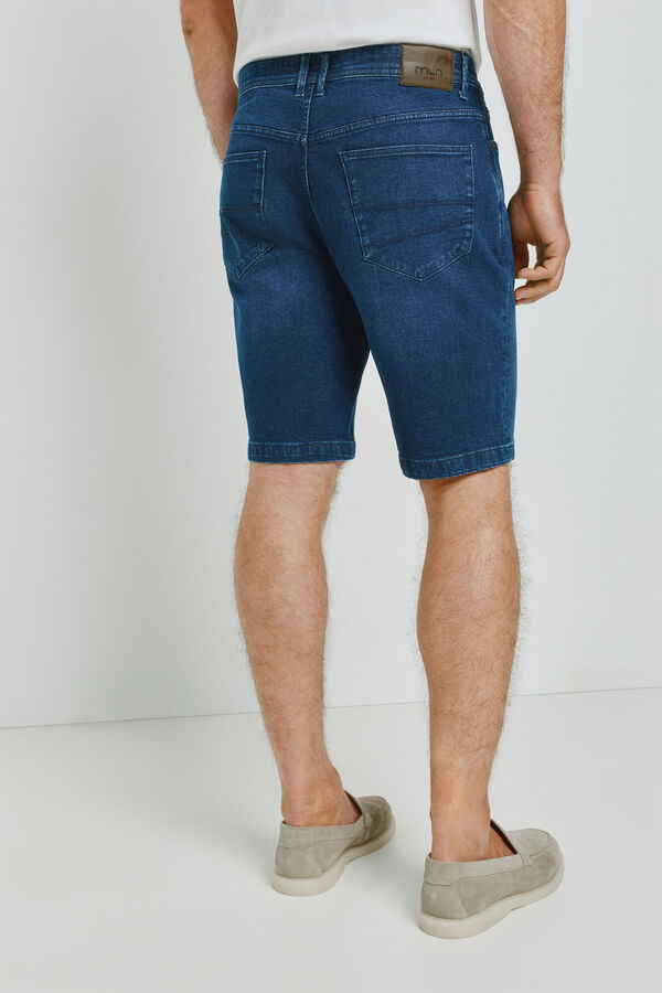 Milano Bermuda jeans regular fit Marinho