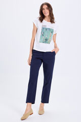 Milano Calça esportiva com cós elástico Marinho