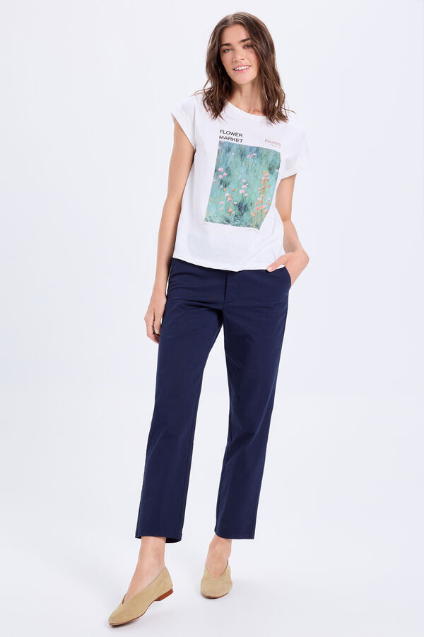 Milano Calça esportiva com cós elástico Marinho