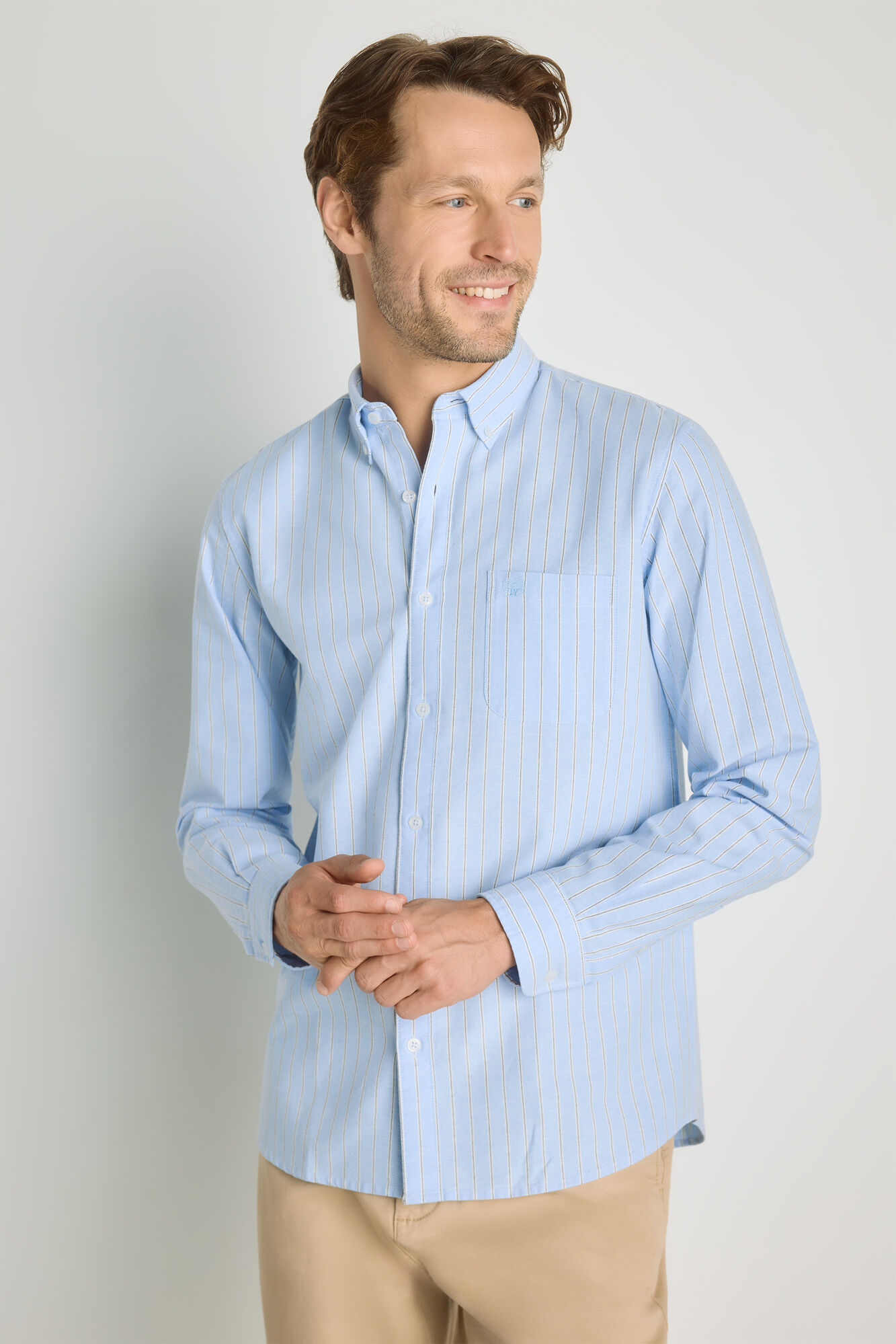 Springfield Camisa rayas manga larga