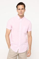 Milano Camisa Slub Lisa Rosa