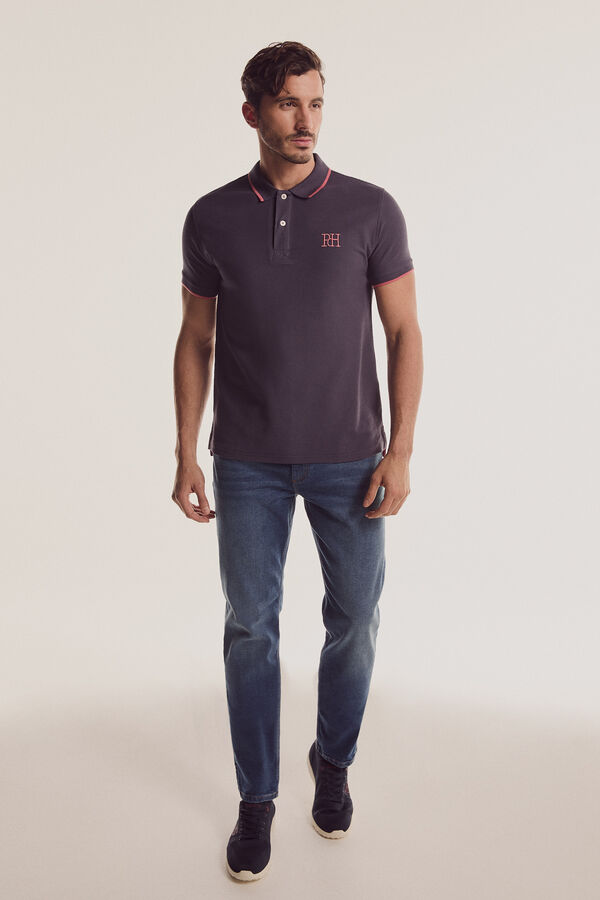 Fifty Outlet Polo Big Logo PDH Navy