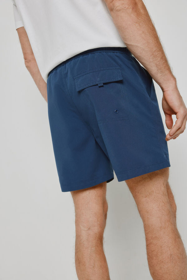 Milano Fato de banho liso Marinho