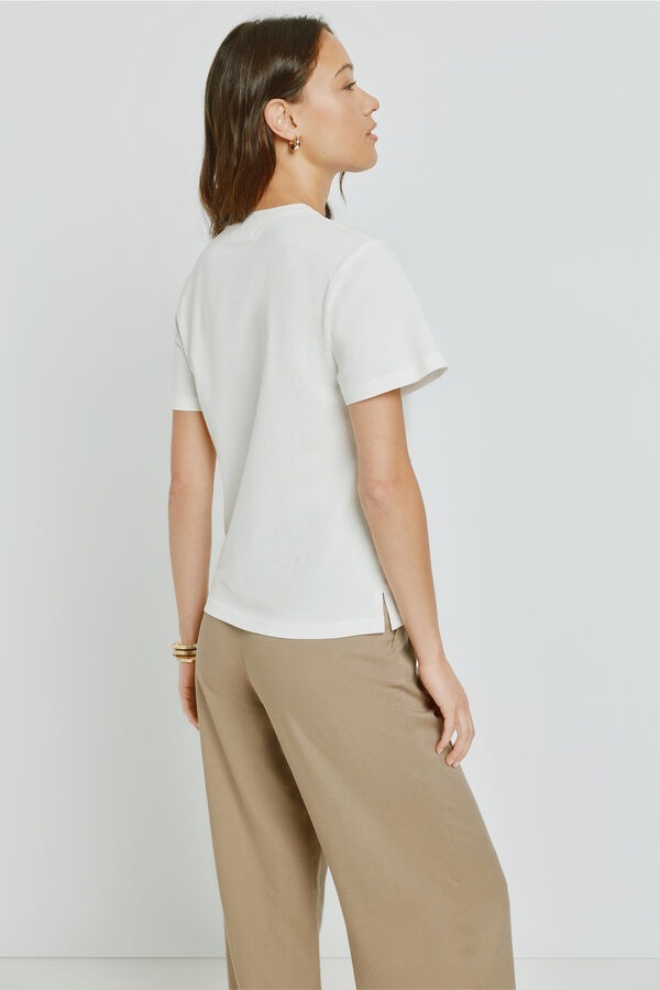 Milano T-shirt de manga curta Branco