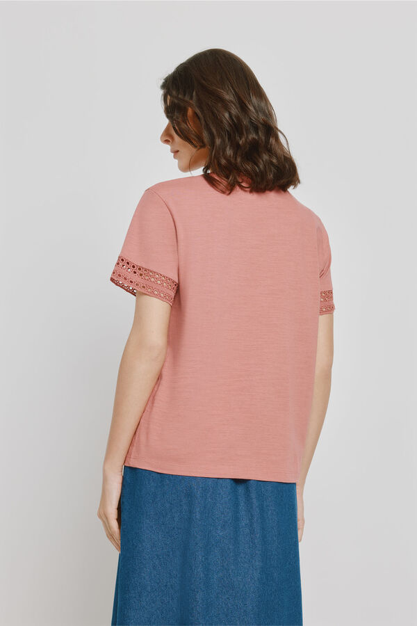 Milano T-shirt de manga curta Vinho