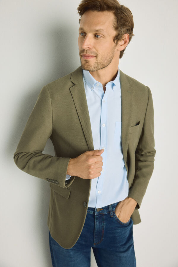 Milano Blazer de malha Cinza medio
